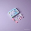 Hee hee baby care kit + kit de herramientas tijeras de bebé cortadores de uñas conjunto de 12 piezas seguridad anti-lesiones Specification image